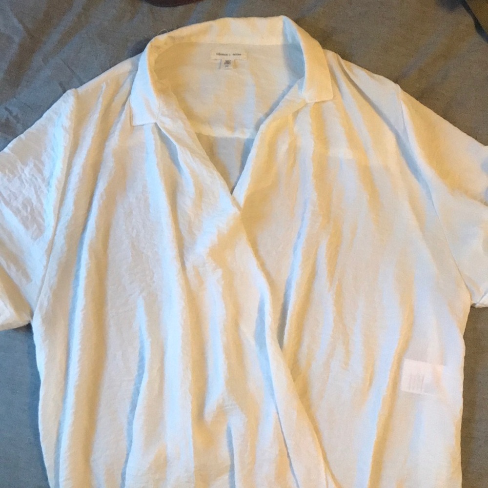 Relaxed Wrap Blouse